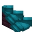 Light Blue Longer Roof (Crimson)