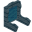 Light Blue Skyris Fancy Seat Back