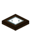 Windowed Dark Oak Trapdoor