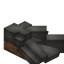Gray Longer Roof Slab (Jungle)
