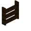 Dark Oak Potion Shelf