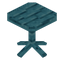 Blue Bioshroom Table