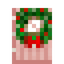 Cherry Door with Wreath