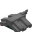 Light Gray Longer Top Roof (Warped)