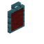 Red Blue Bioshroom Tall Seat Back