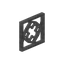 Square Small Tracery Centre Stone