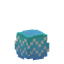 Cyan and Blue with Chevron Easter Egg