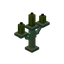 Weathered Green Copper Candelabra