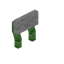 White Green Bioshroom Raised Seat Back