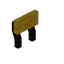 Yellow Blackwood Raised Seat Back