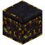 Curly Gilded Blackstone Pillar