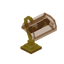 Orange Fancy Gold Lamp