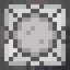 Circular Light Gray Stained Glass Pane