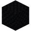 Ribbled Black Wool