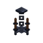Brown Iron Chandelier