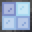Tiled Light Blue Stained Glass Pane