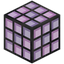 Square Magenta Stained Glass
