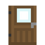 Spruce Barn Glassed Door