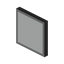 Clear Black Stained Glass Pane