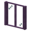 Rectangle Stripped Empyreal Window