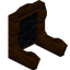 Black Edelwood Fancy Seat Back