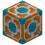 Orange Glazed Terracotta Pillar Top