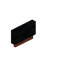 Black Acacia Small Seat Back