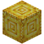 Raw Gold Block Pillar Top