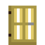 Paneled Bamboo Door