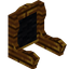 Black Aurum Fancy Seat Back