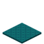 Cross Haired Cyan Carpet