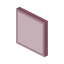 Clear Pink Stained Glass Pane
