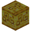 Runic Carved Raw Gold Block