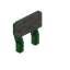 Light Gray Green Enchanted Raised Seat Back