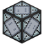 Large Diamond Cyan Stained Glass