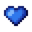 Miniature Blue Heart