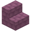 Purple Silt Shingle Stairs