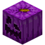 End Purple Carved Pumpkin