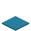 Woved Light Blue Carpet