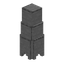 Square Gothic Finiel Middle Stone