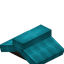 Light Blue Top Flat Roof (Framed)