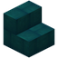 Cyan Mud Brick Stairs
