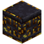 Curly Gilded Blackstone Pillar