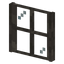 Acacia Four Pane Window
