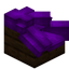 Purple Longer Roof Block (Dark Oak)