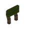Green Baobab Raised Seat Back
