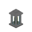 Green Fancy Iron Lantern