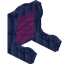 Magenta Blue Enchanted Fancy Seat Back