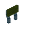 Green Skyris Raised Seat Back