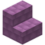 Magenta Silt Shingle Stairs